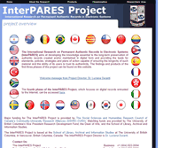Tablet Screenshot of interpares.org